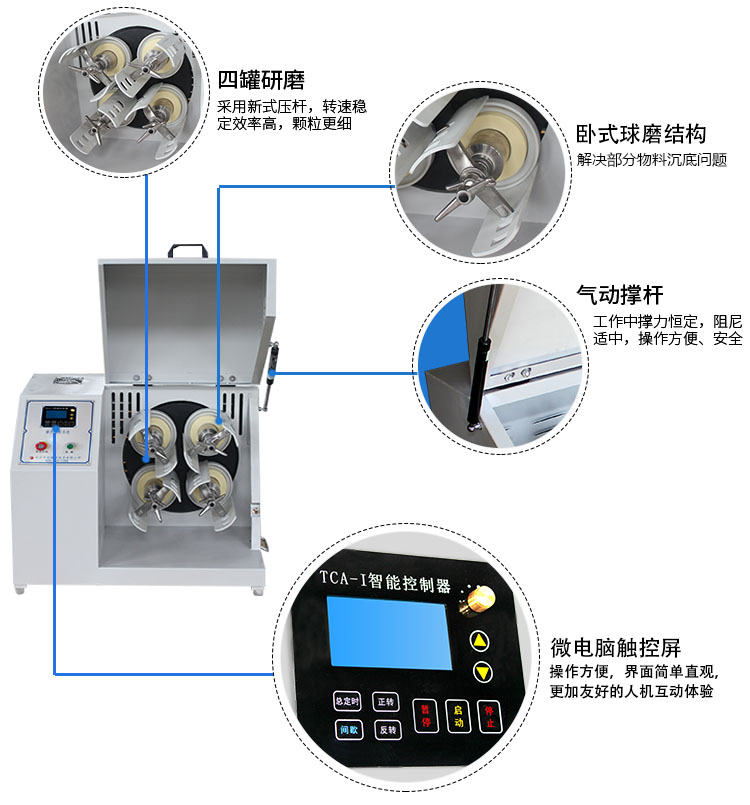 臥式輕型球磨機
